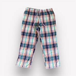 Sonoma Pajama Pants XXL Plus Pink Blue Plaid Loungewear